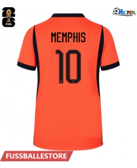 Günstige Niederlande Memphis Depay #10 Heimtrikot WM 2026 Kurzarm